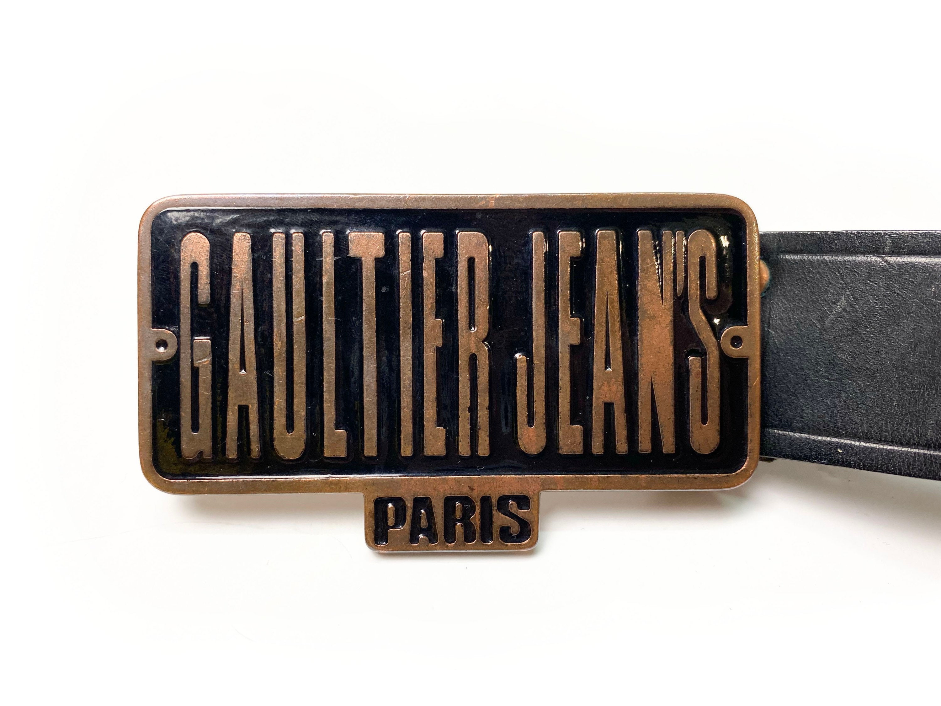 1990s Jean Paul Gaultier Vintage Leather Belt 90s Gaultier - Etsy