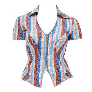 1990s Christian Lacroix, plus size, 90s bustier, monogram designer, 90s Christian Lacroix, designer logo, 90s clothing, vintage bustier
