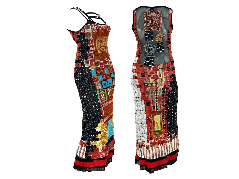 Escante Plus Size Mesh Dress, Hi-Neck Animal Print with Wide Adjustable Elastic & Matching Skirt, Black 1X-3X main image 0