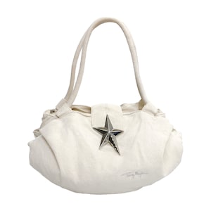Thierry Mugler Big Canvas Shoulder Bag Thierry Mugler Star - Etsy