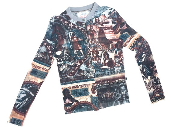 Jean Paul Gaultier, Gaultier mesh top, y2k mesh to