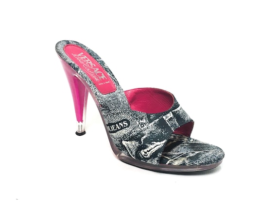 Versace mules best sale pvc