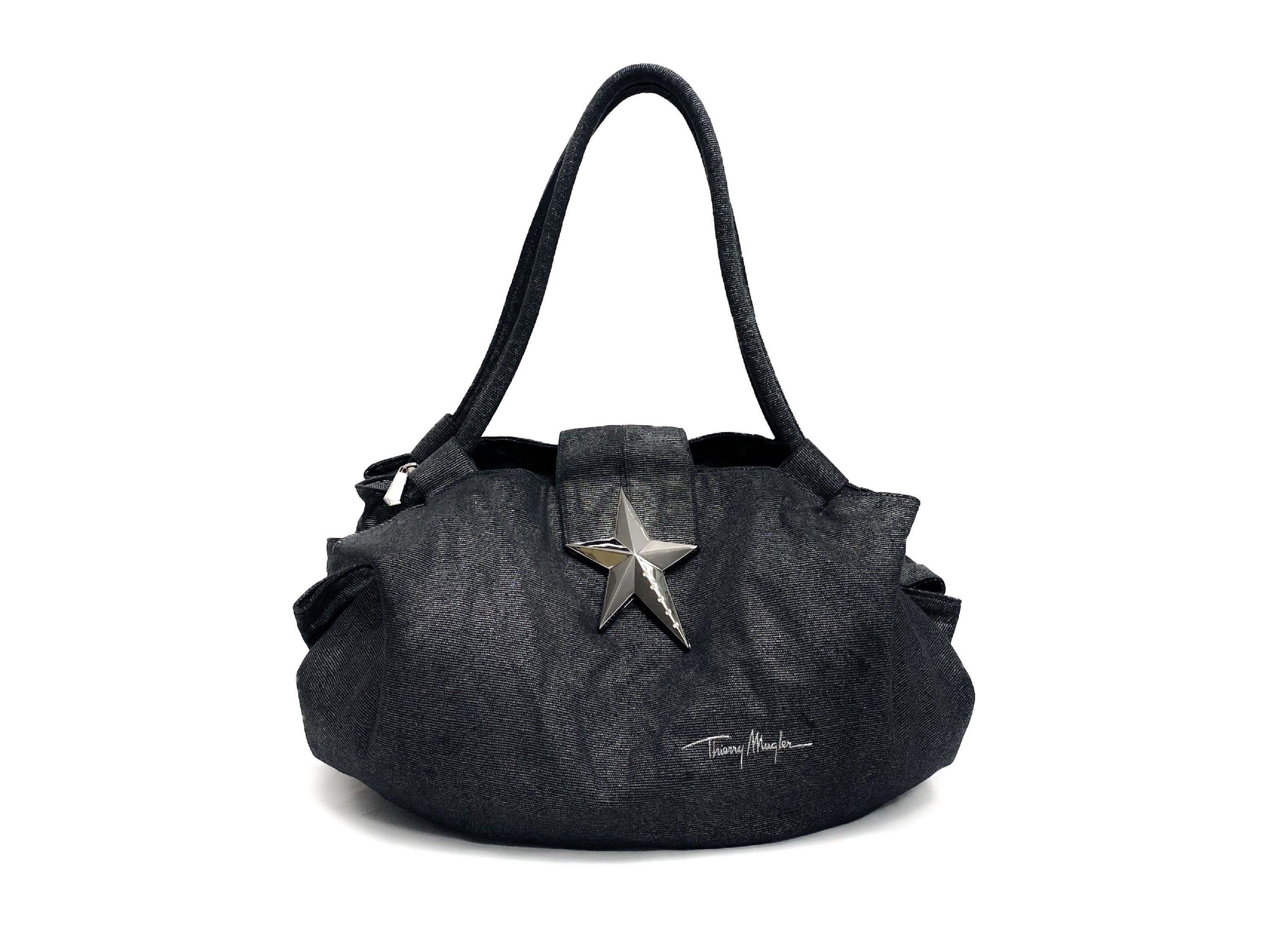 Thierry Mugler, Big Canvas Shoulder Bag, Thierry Mugler Star Thierry Mugler, Big Canvas Shoulder Bag, Thierry Mugler Star
