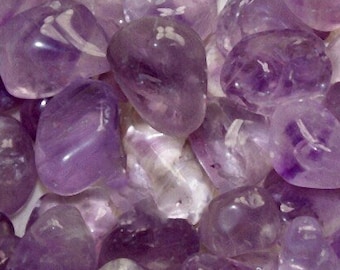 Amethyst Tumbled Crystal for Meditation, Activating your Higher Self, Clarity, Spirituality, Meditation, Peace, Healing, Balance, Stability