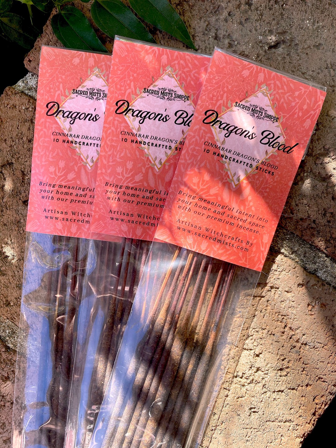 Dragon's Blood Incense Sticks Arabian Cinnabari Handmade for Cleansing