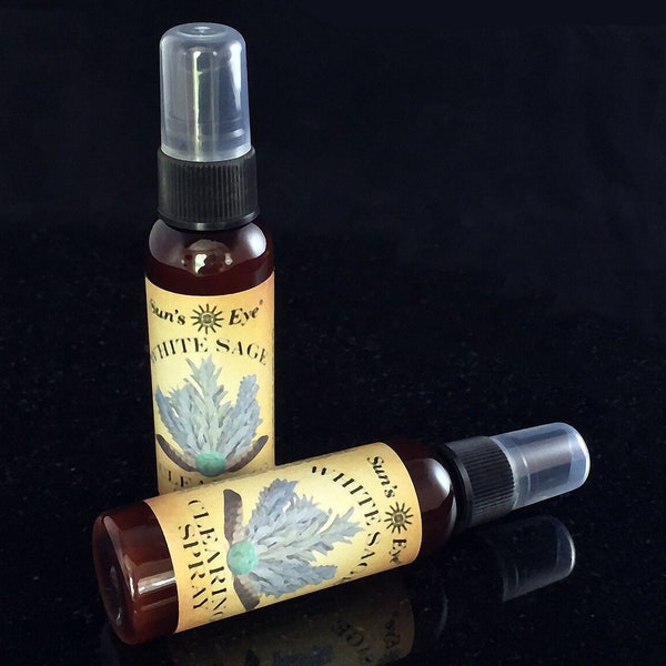 White Sage Cleansing & Clearing Mist for Creating Sacred Space, Smudging, Liquid Smudge, Ceremonies, Ritual, Wicca, Witchcraft