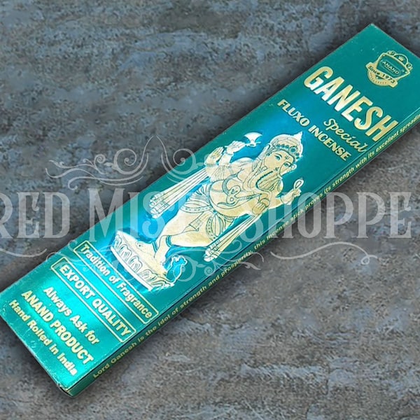 Ganesh Special Fluxo Handmade Premium Masala Incense Sticks for Sacred Space, Clearing Obstacles, Meditation, Devotion, Daily Offerings