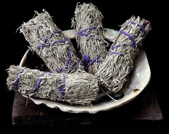 Desert Sage Smudge Small Stick Bundle for Removing Negative Energy, Purification, Protection, Inner Strength, Uplifting, Wisdom, Ritual