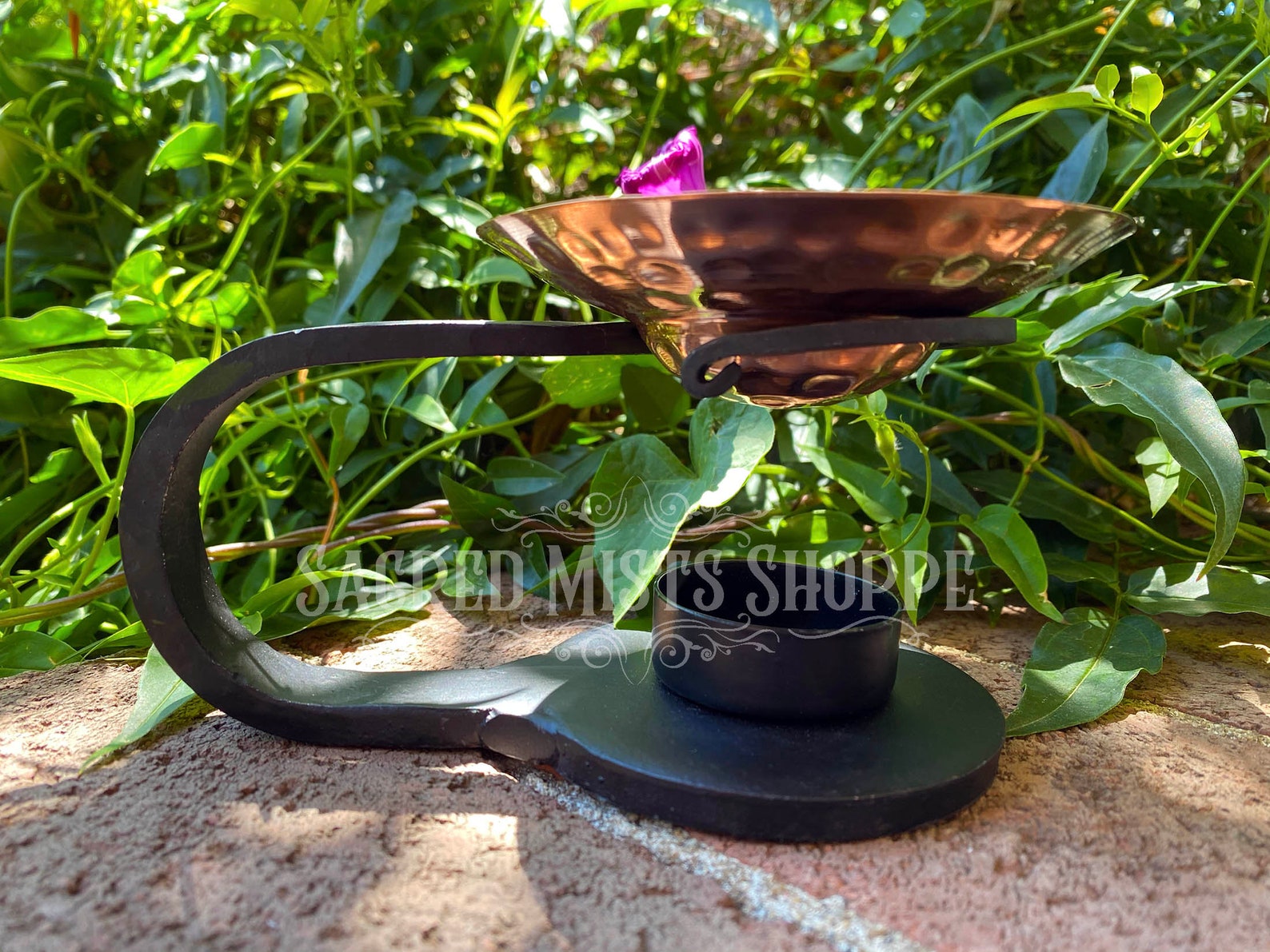 Iron & Copper Incense Burner No Charcoal Needed for Resin Etsy
