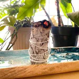 White Sage Smudge Organic Small Stick Smudge Bundle for Home and Energy Clearing, Removing Negativity, Purification, Rituals, and Incense image 3