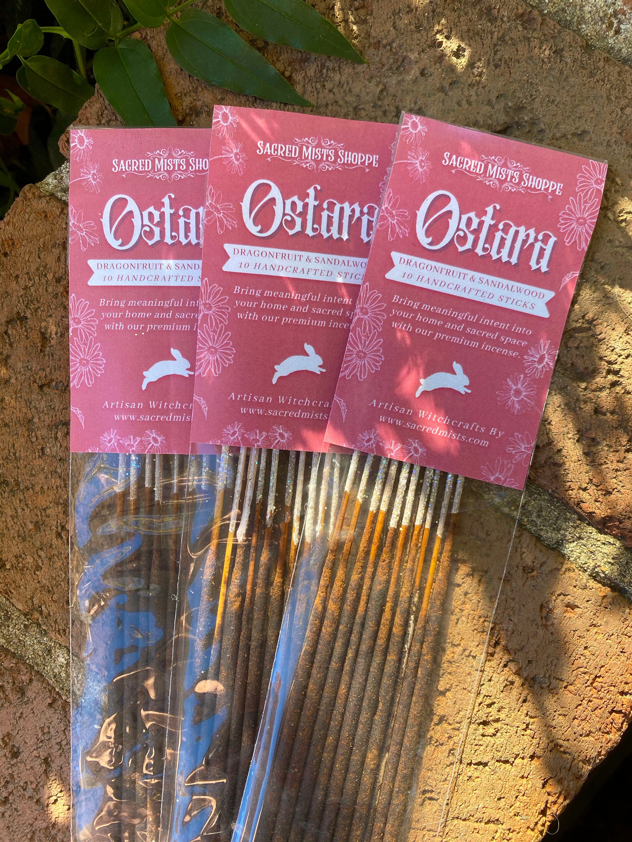 Ostara Incense Sticks Dragon Fruit & Sandalwood Handmade for Fertilit…
