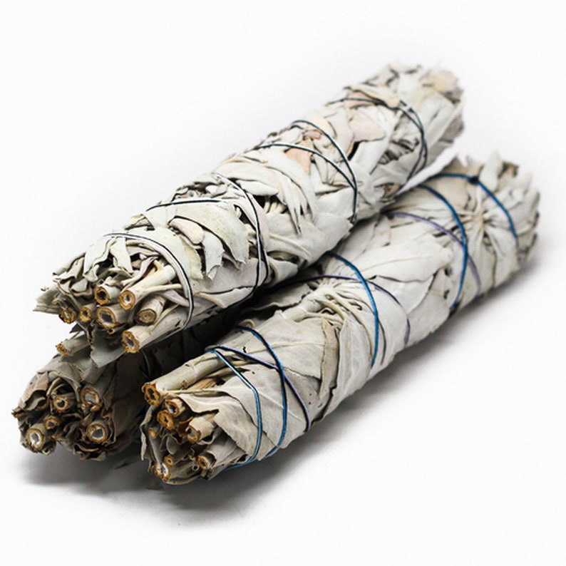 White Sage Smudge Organic Small Stick Smudge Bundle for Home and Energy Clearing, Removing Negativity, Purification, Rituals, and Incense image 4