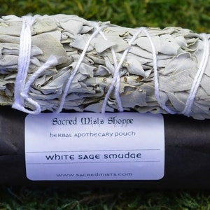 White Sage Smudge Organic Small Stick Smudge Bundle for Home and Energy Clearing, Removing Negativity, Purification, Rituals, and Incense image 2