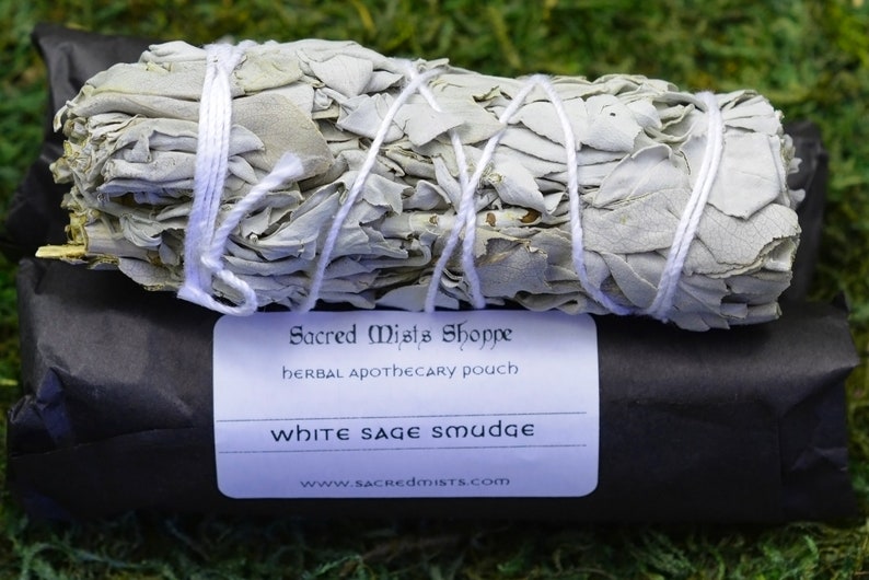 White Sage Smudge Organic Small Stick Smudge Bundle for Home and Energy Clearing, Removing Negativity, Purification, Rituals, and Incense image 2