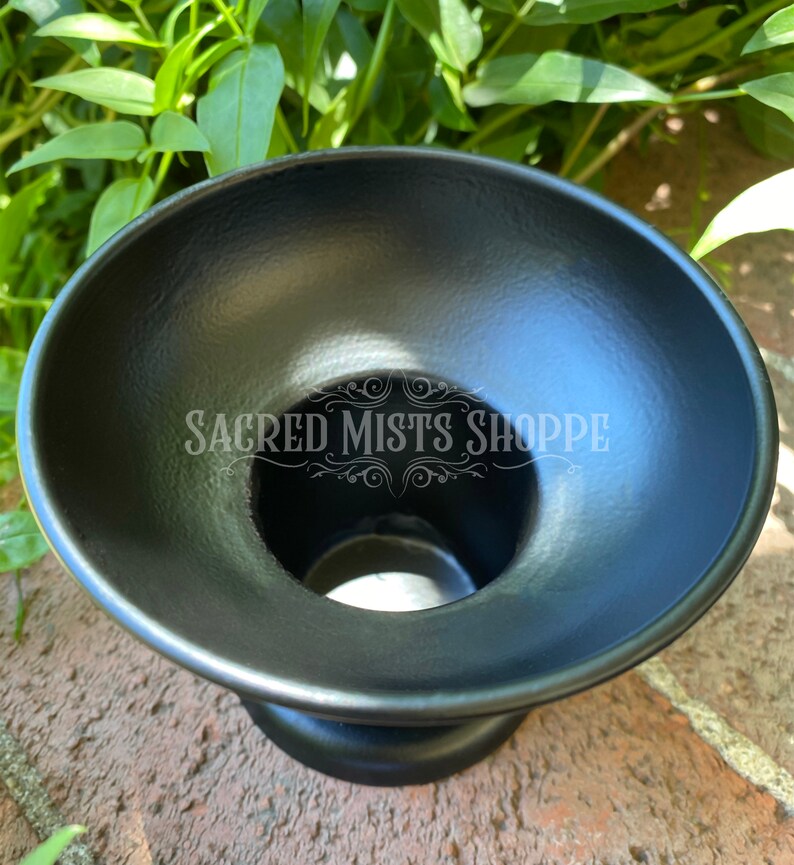 Black Pedestal Pillar Candle Holder for Candle Burning Candle Etsy