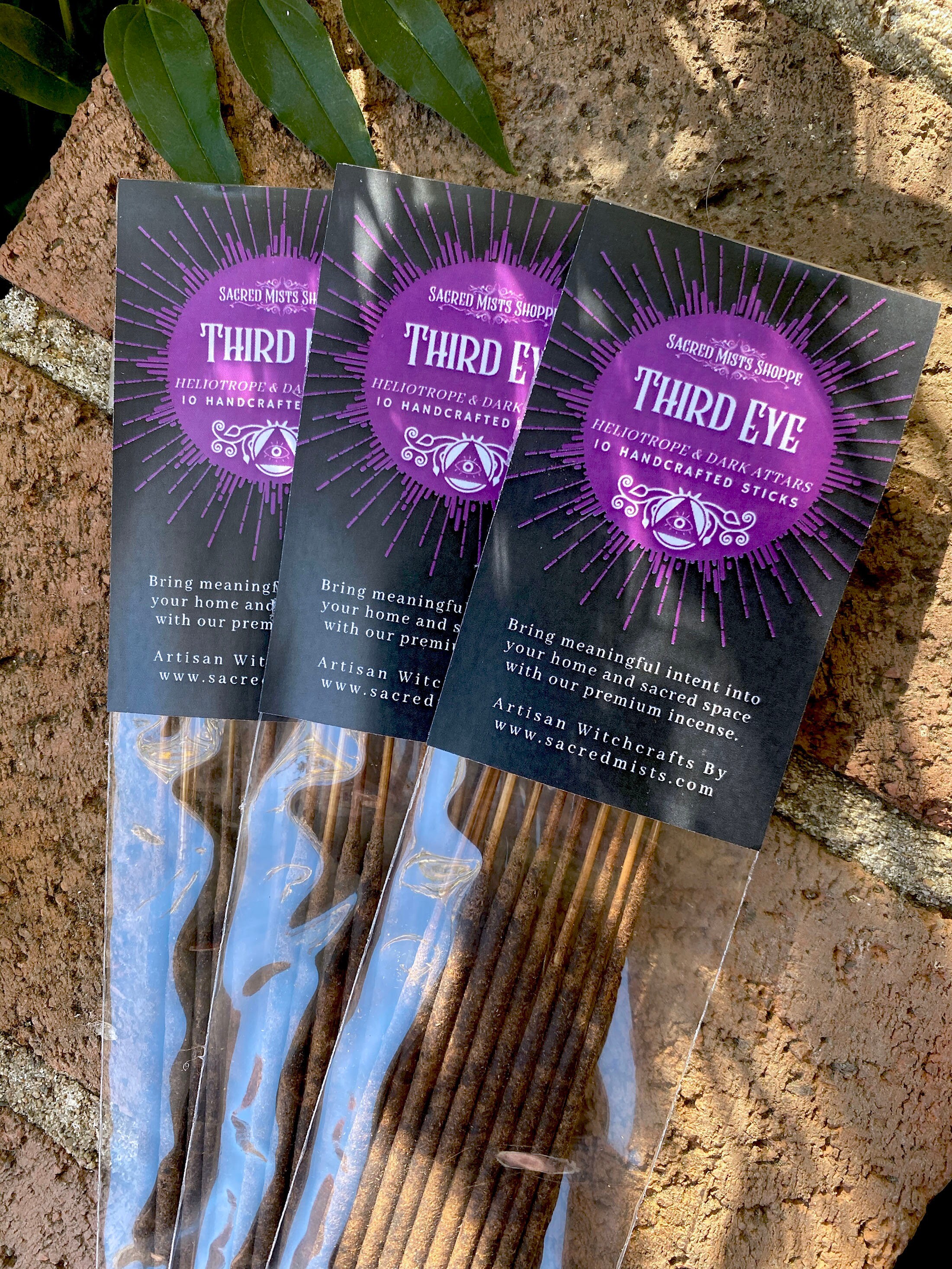 Third Eye Incense Sticks Heliotrope & Dark Attars Handmade for Divina…
