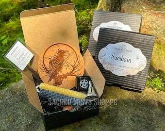 Samhain Celebration Altar Kit Handmade: Embrace the Magickal Turn of the Wheel for Ritual, Halloween, Sabbat, Ritual Kit, Altar Decor, Witch