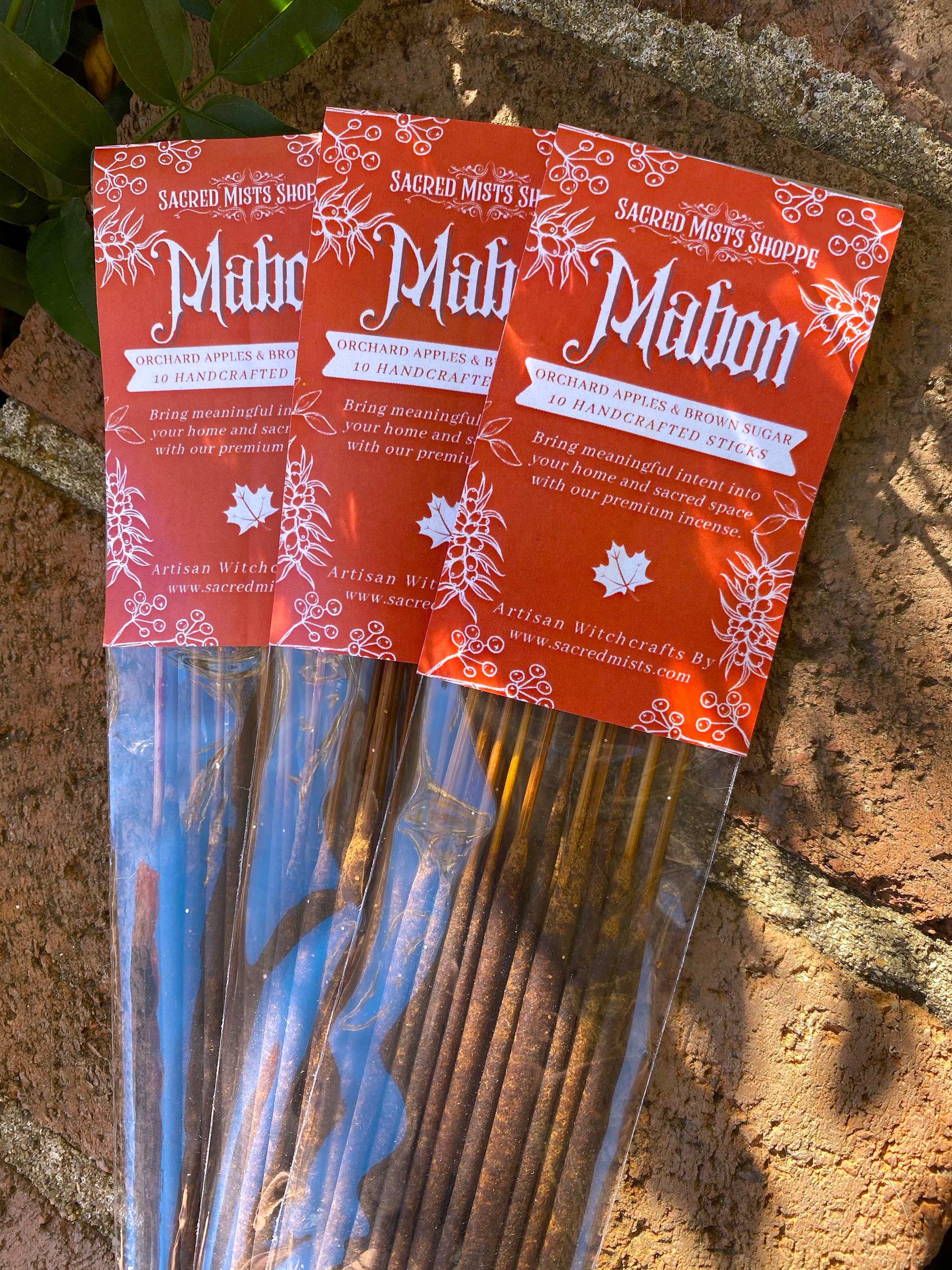 Mabon Incense Sticks Orchard Apples & Brown Sugar Handmade for Balanc…
