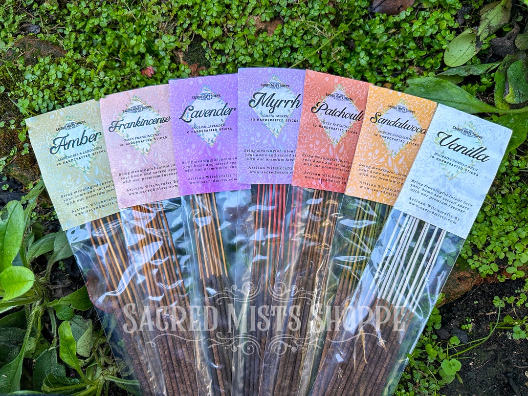 Classic Scents Incense Sticks Collection Amber Frankincense Etsy