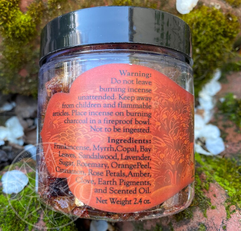 Kama Resin Incense for Love Attraction Sacred Space Ritual Etsy