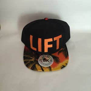 LIFT Sun Orange Snapback Hat