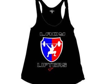 Lady Lifters american apparel tank conquer gear