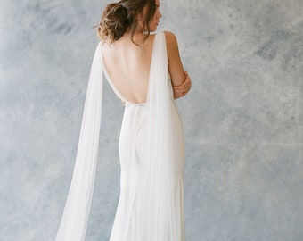 Tulle Wings, Detachable Bridal Wings, Removable Tulle Wings, Wedding Gown Wings, Romantic Bridal Look, Romantic Bride : Elsie - Style 519