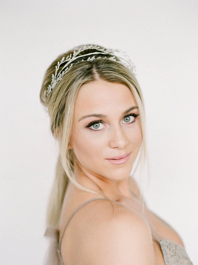 bridal crown headpiece