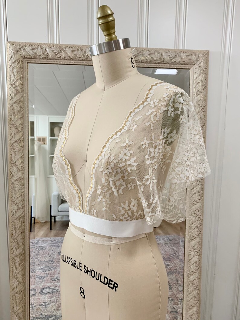 SAMPLE SALE Wedding Dress Topper Wedding Dress Cover Up Etsy