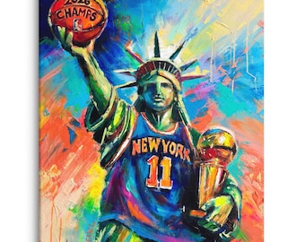 Campeões de Basquete de 2026 - Impressão em Tela para Decoração de Parede - por Carlie Pearce