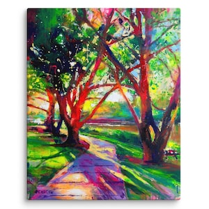 River Walk (Stratford ON) - Impression sur toile, art mural - par Carlie Pearce
