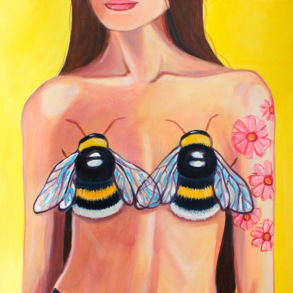 Boo-BEES - Signed Art Print - by Carlie Pearce