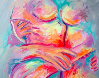 Warm Embrace - Signed Art Print - by Carlie Pearce