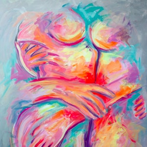 Warm Embrace - Signed Art Print - by Carlie Pearce