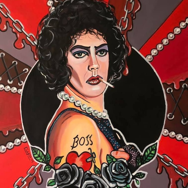 Frank-N-Furter from Rocky Horror Picture Show - Signed Art Print - by Carlie Pearce