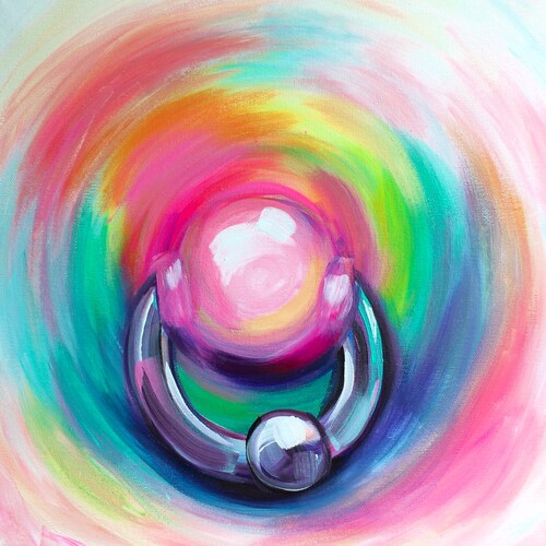 Nipple Piercing - Signed Art Print - by Carlie Pearce