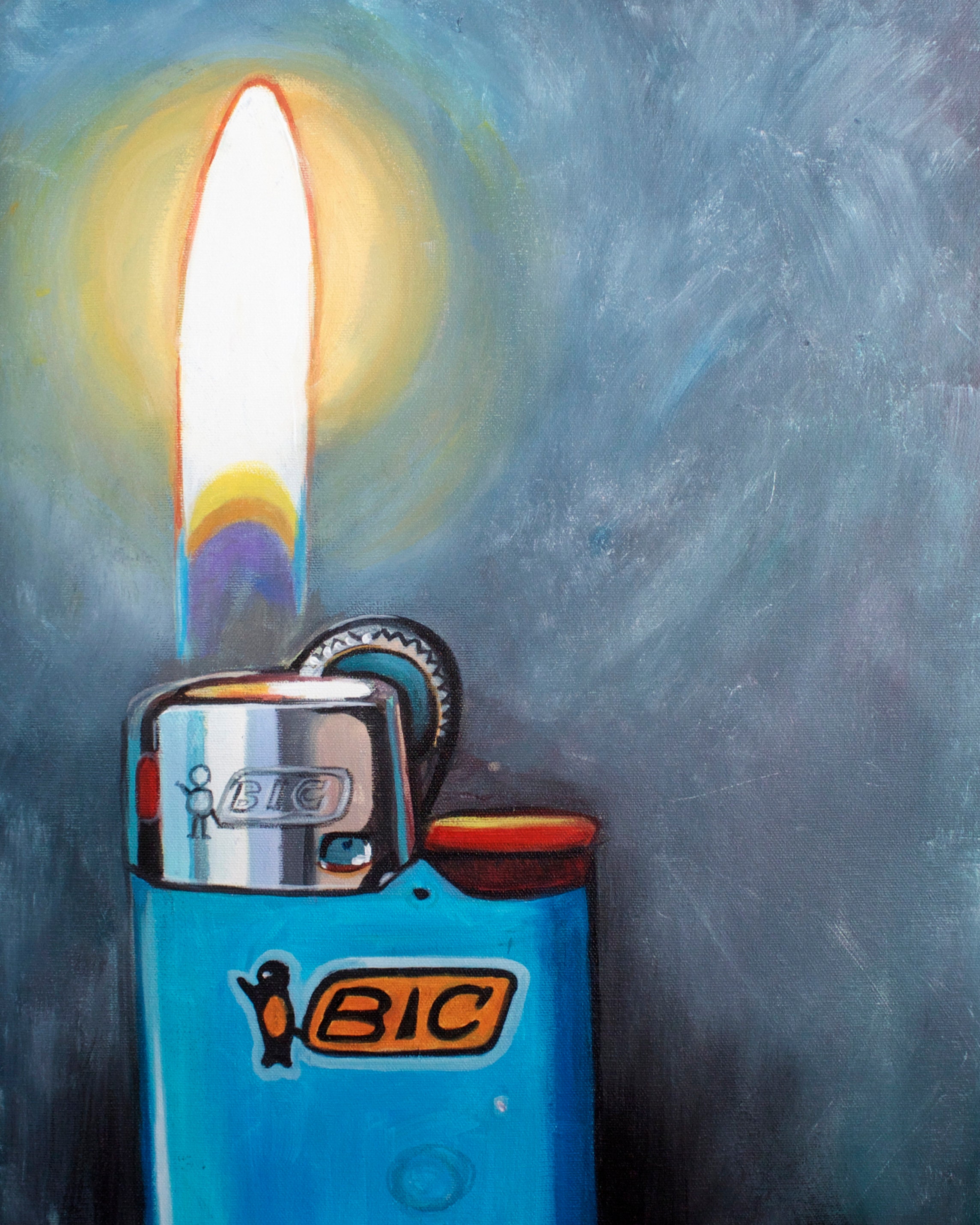 Bic Lighter Art Print FREE Shipping by Carlie Pearce Etsy