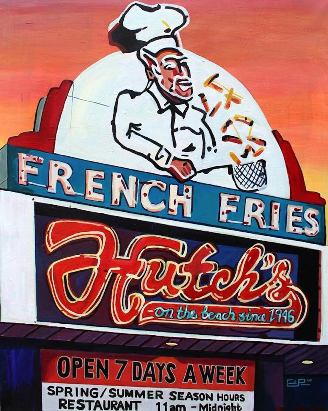 Hutch's Hamilton Signed Art Print by Carlie Pearce Etsy