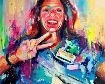 Aileen (Téléchargement numérique) - Affiche à imprimer - par Carlie Pearce