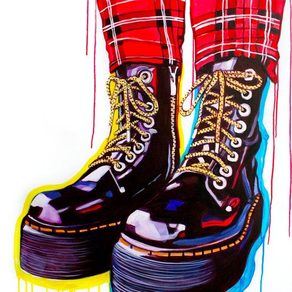 These Boots Were Made for Rockin' - Doc Martens - by Carlie Pearce