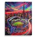 Game Night in Toronto - Canvas Print Wall Art - by Carlie Pearce product logo
