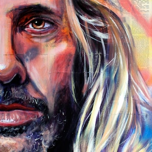 Taylor Hawkins - Signed Art Print - by Carlie Pearce - 50% Donated