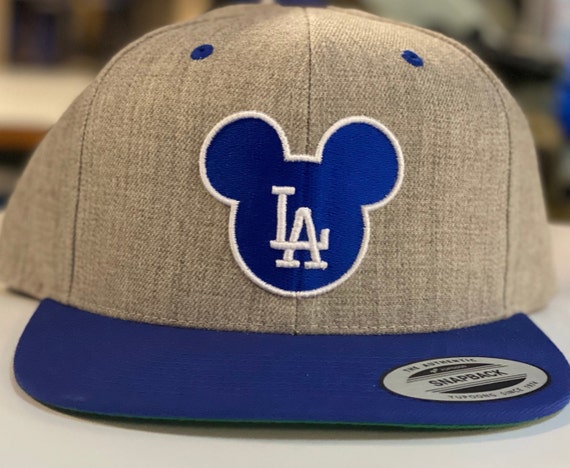 Mickey Ears DisneyLA Dodgers Inspired • Los Angeles • Baseball hat Snapback  • Embroidered 3D Puff