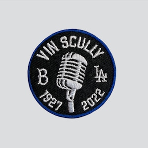 Vin Scully Commemorative Patch Iron on • Los Angeles • Baseball • Patches