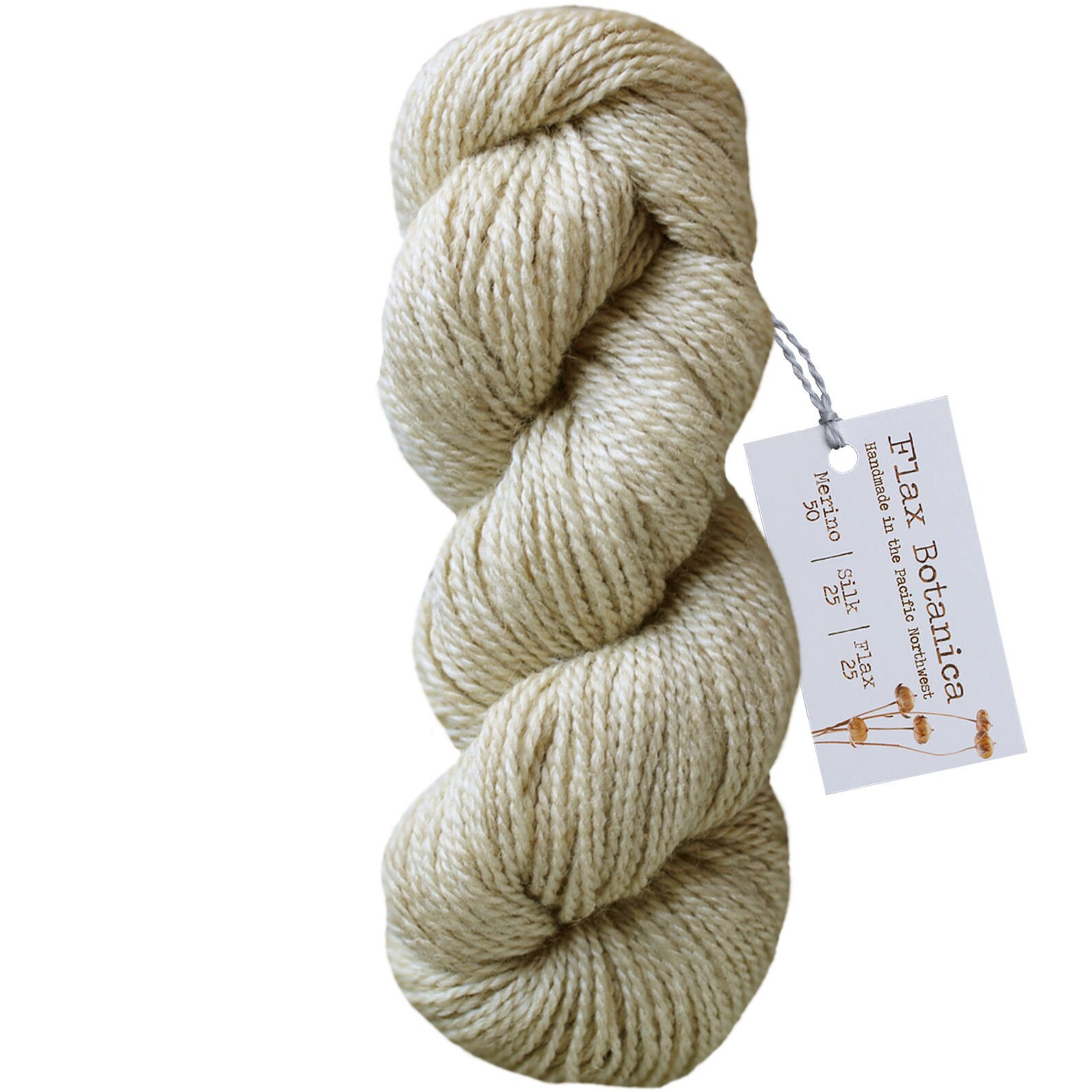 FLAX BOTANICA Merino Linen Silk Yarn by Living Dreams. Light Etsy