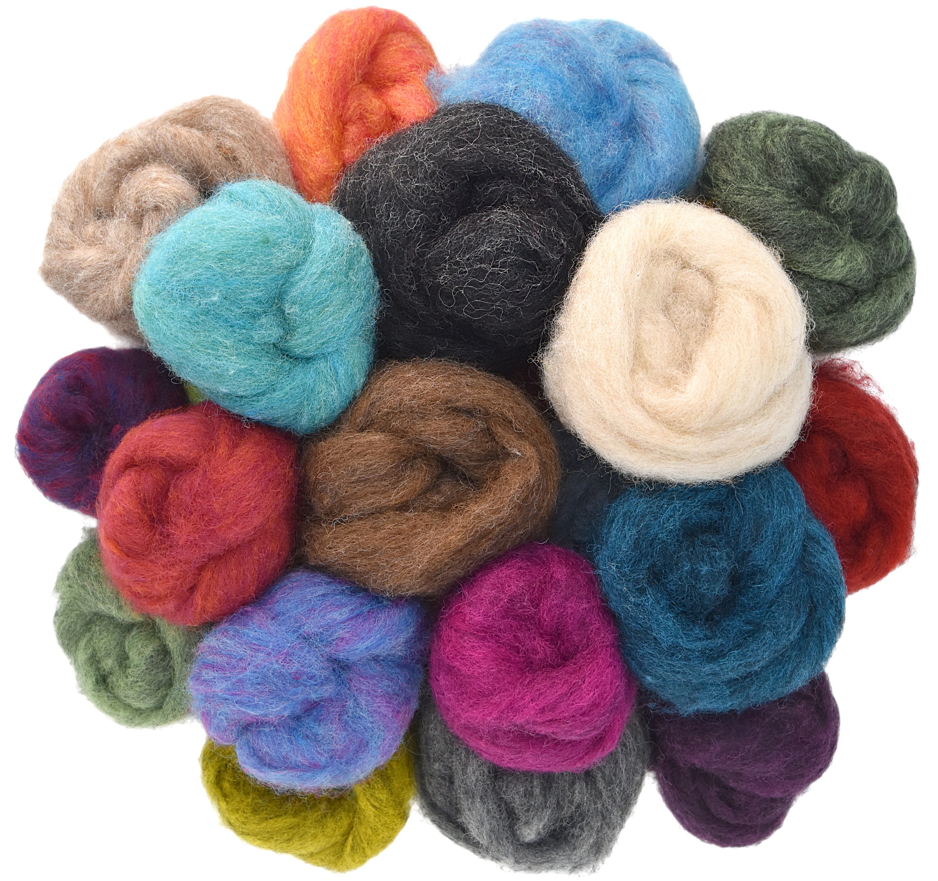 Core Wool for Needle Felting, Spinning, Blending