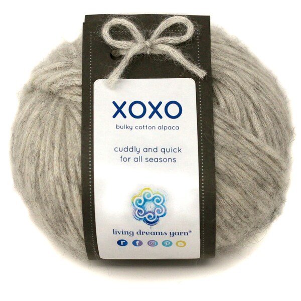 Alpaca Merino Cotton: #5 Bulky Weight Yarn for All Seasons. Soft and chunky yarn without the bulk, fluffy but not itchy. XOXO - Cloud