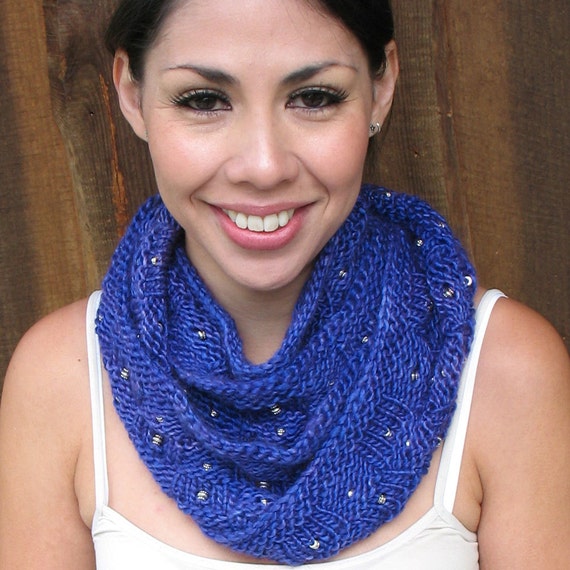 Free Knitting Pattern With Yarn Purchase Betsy Beaded Infinity Loop Scarf Easy Instructions For Beginners Art By Eve For Living Dreams Free Knitting Pattern With Yarn Purchase Betsy Beaded Infinity Loop Scarf Easy Instructions For Beginners Art By Eve For Living Dreams