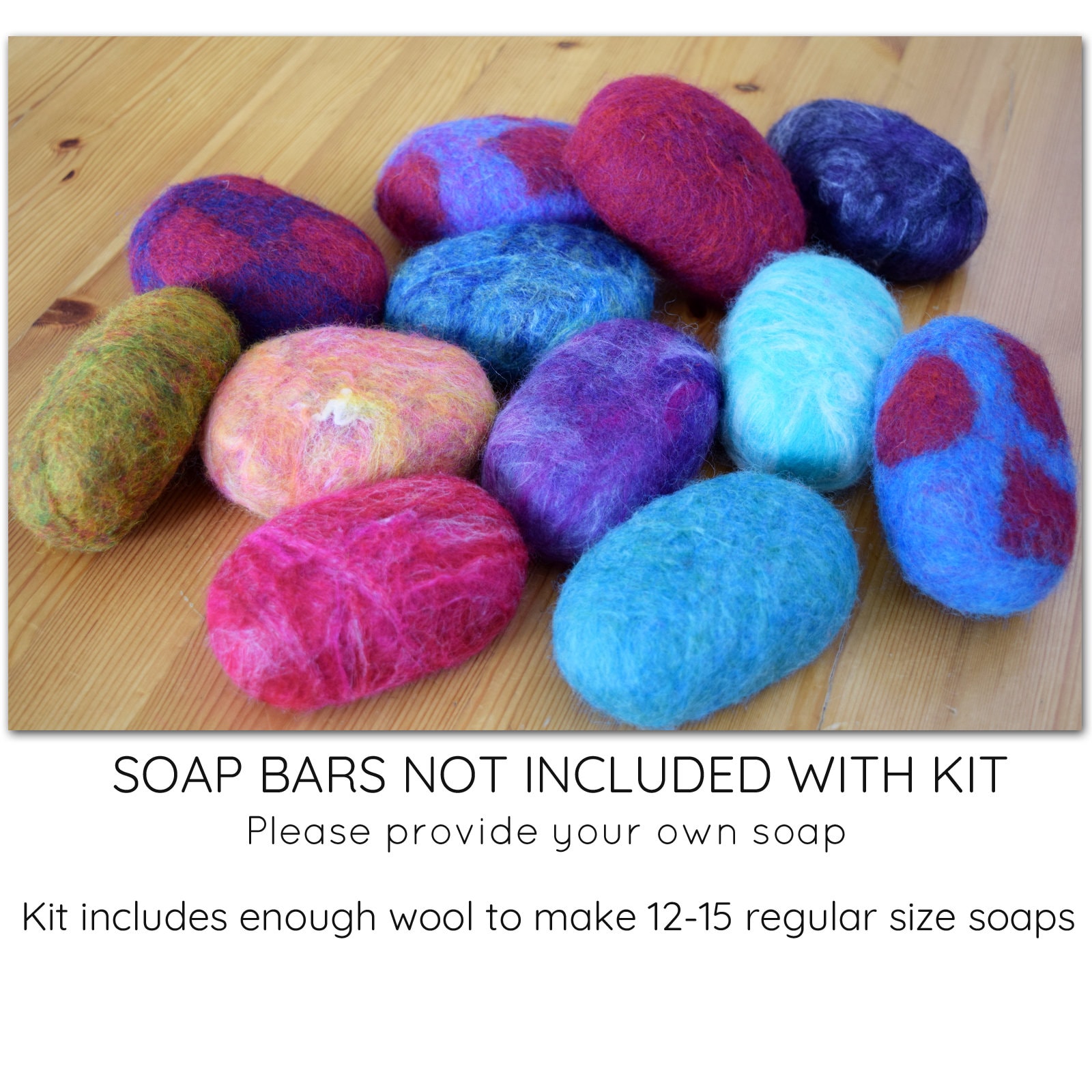 SOAP FELTING KIT Make Your Own Felted Soap. Diy Kit Includes Etsy