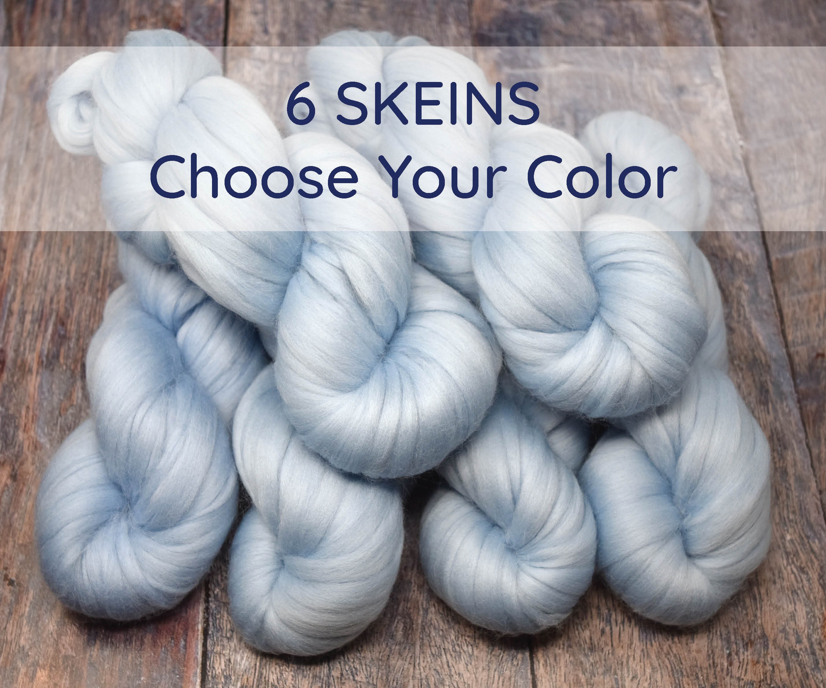 6pack Air Merino Wool 7 Jumbo Weight Roving Yarn. Super Etsy UK